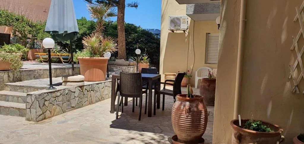 Terrace, Stella Apartments, Crete