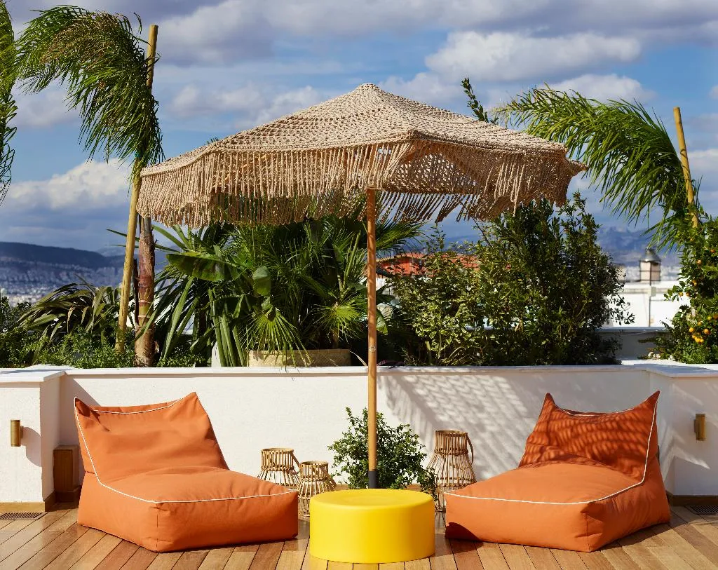 Terrace, Brown Acropol, a member of Brown Hotels, Athens