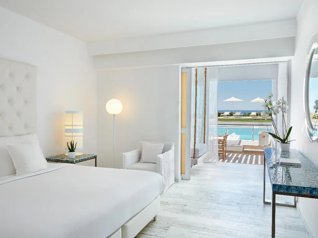 BUNGALOW DELUXE SEA VIEW Room, Grecotel LUXME White, Crete