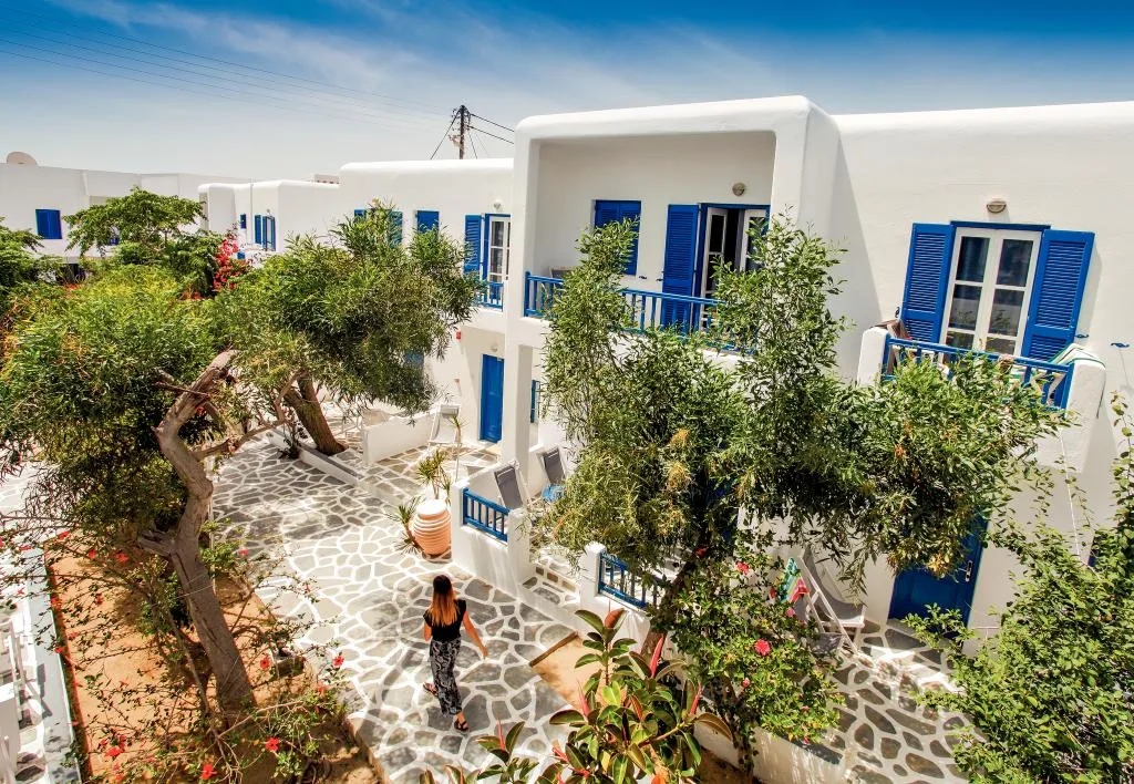 General view, Acrogiali, Mykonos