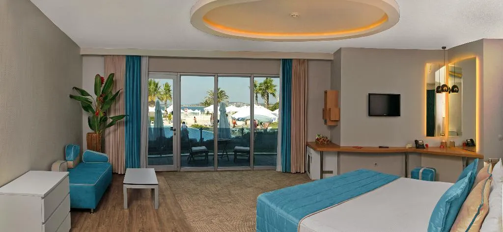 DOUBLE DELUXE GARDEN VIEW Room, Ilica Hotel Spa and Wellness Thermal Resor Cesme, Izmir