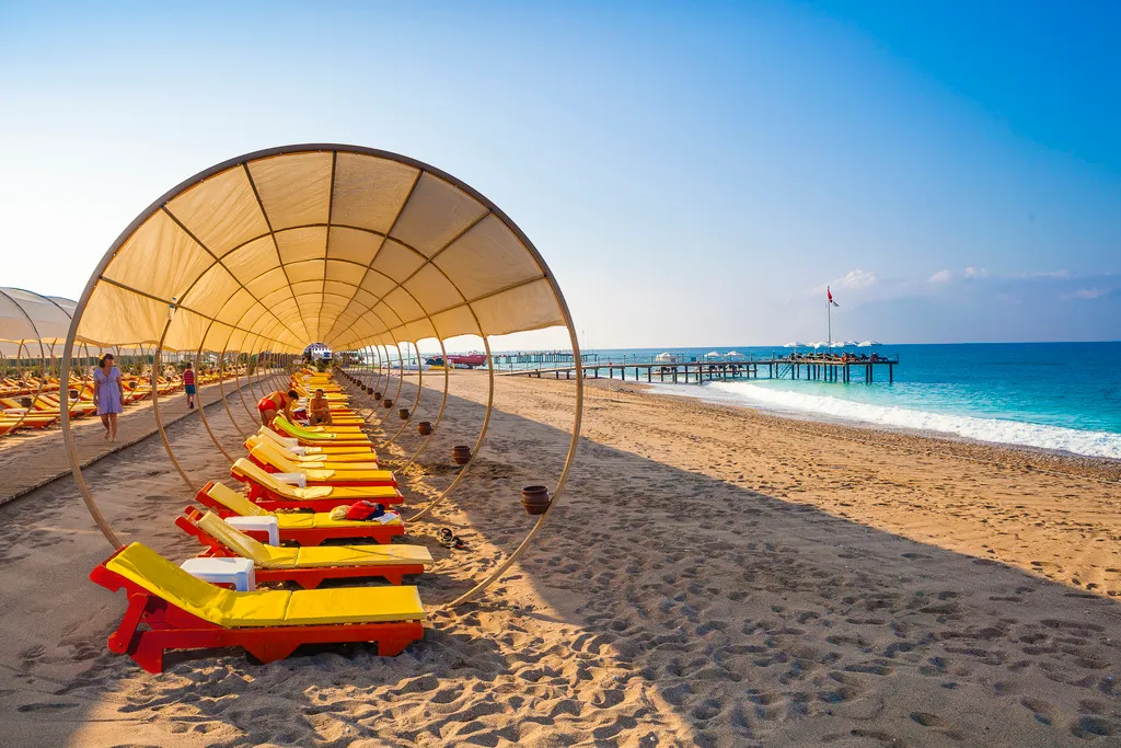 Beach, Club Hotel Turan Prince World Select Villa, Antalya