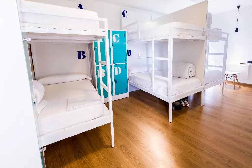 Bed in dormitory FEMALE ROOM Room, Far Home Bernabeu, Madrid