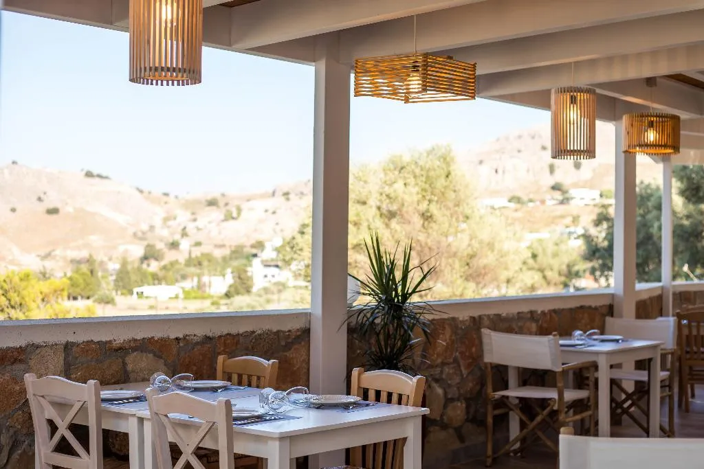 Restaurant, Lindos White hotel & suites, Rhodes