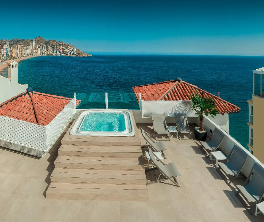 Terrace, Gastrohotel RH Canfali, Costa Blanca