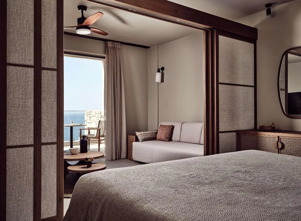 SUITE SEA VIEW KING BED Room, The Royal Senses Resort & Spa Crete, Curio Collect, Crete