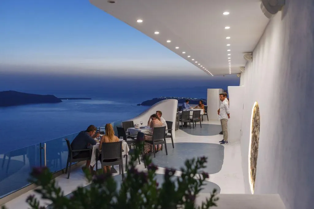 General view, Tholos Resort, Santorini