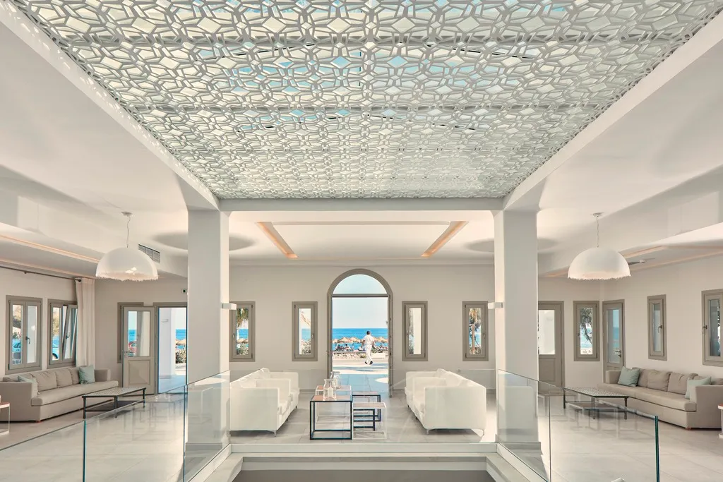 Lobby, Aqua Blue Beach Hotel, Santorini