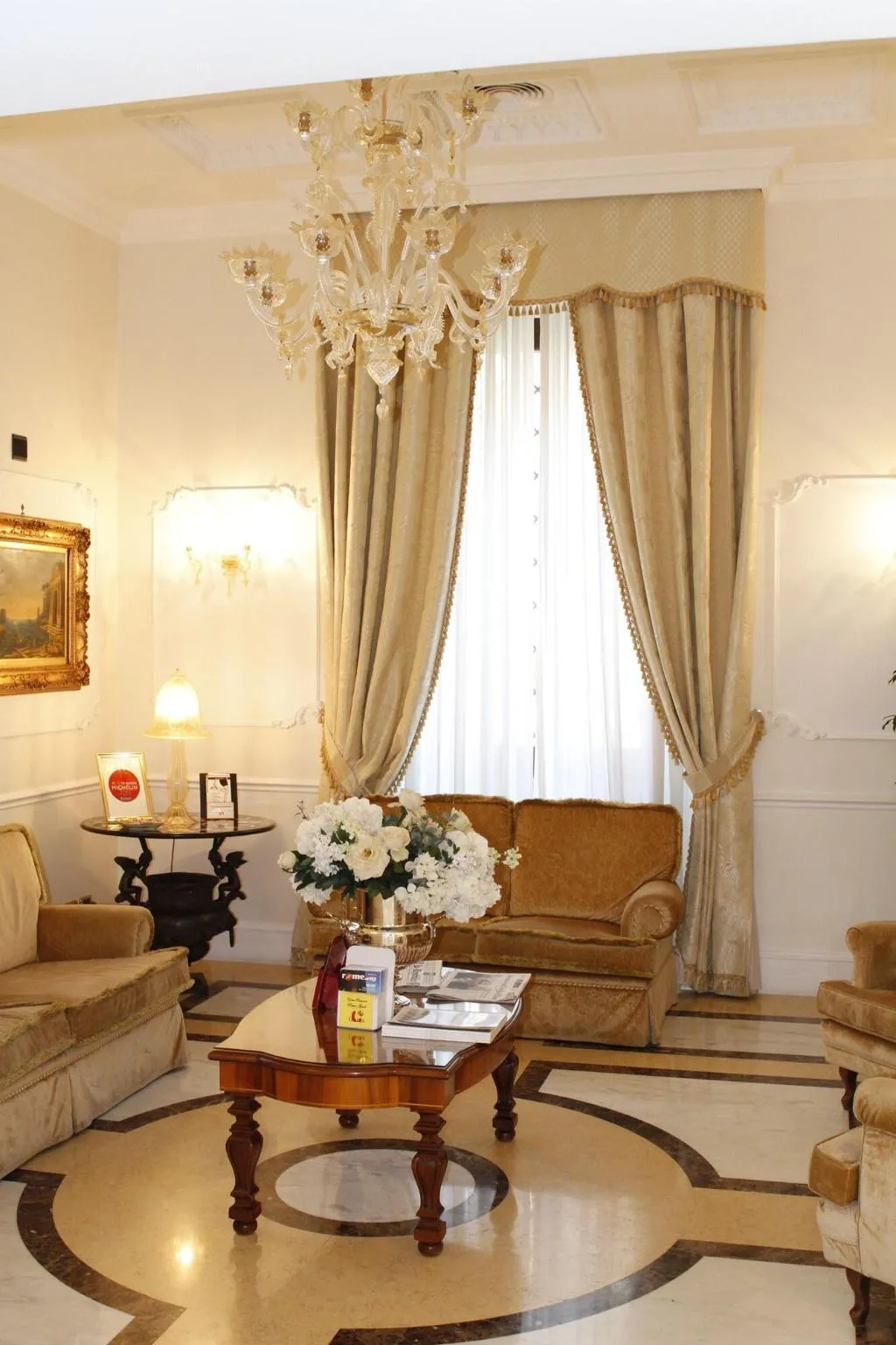 Lobby, Hotel Villa Pinciana, Rome