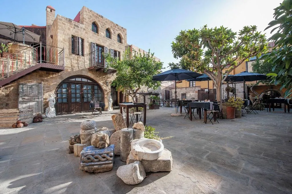Terrace, Saint Nikolis, Rhodes