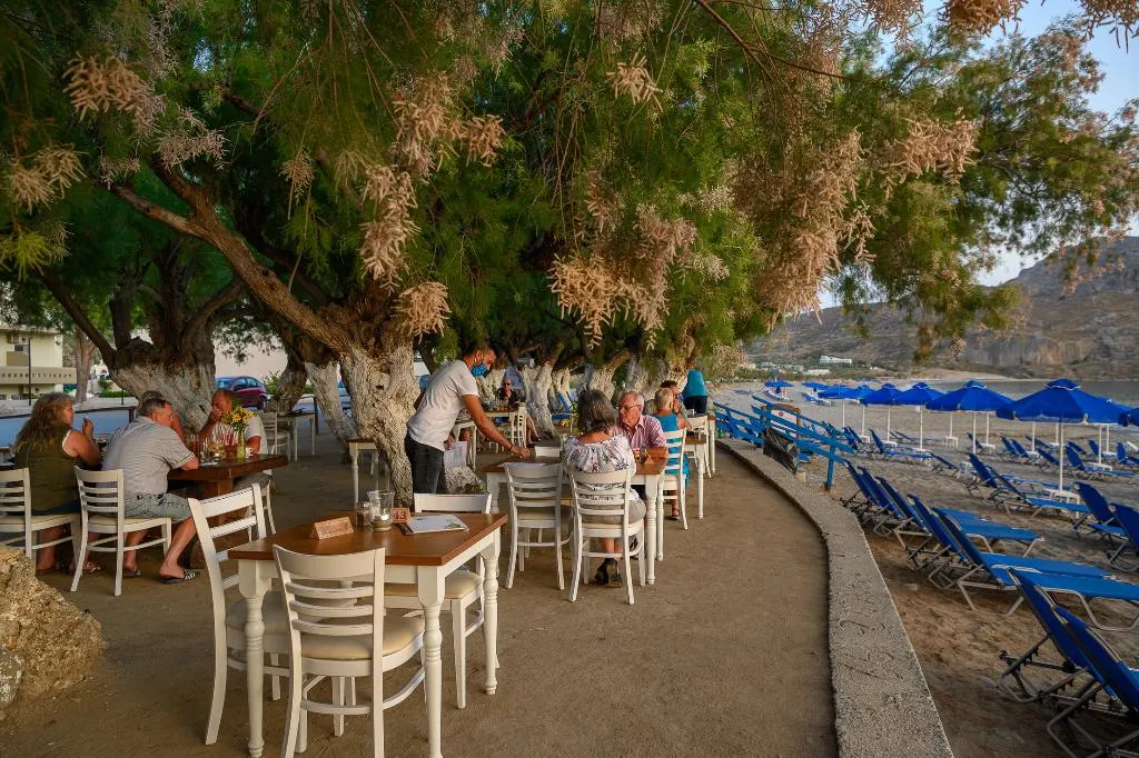 Restaurant, Alianthos Beach Hotel, Crete