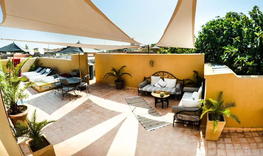 Terrace, Riad Les Ammonites, Marrakech