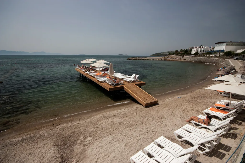 Beach, Dragut Point South Hotel, Bodrum