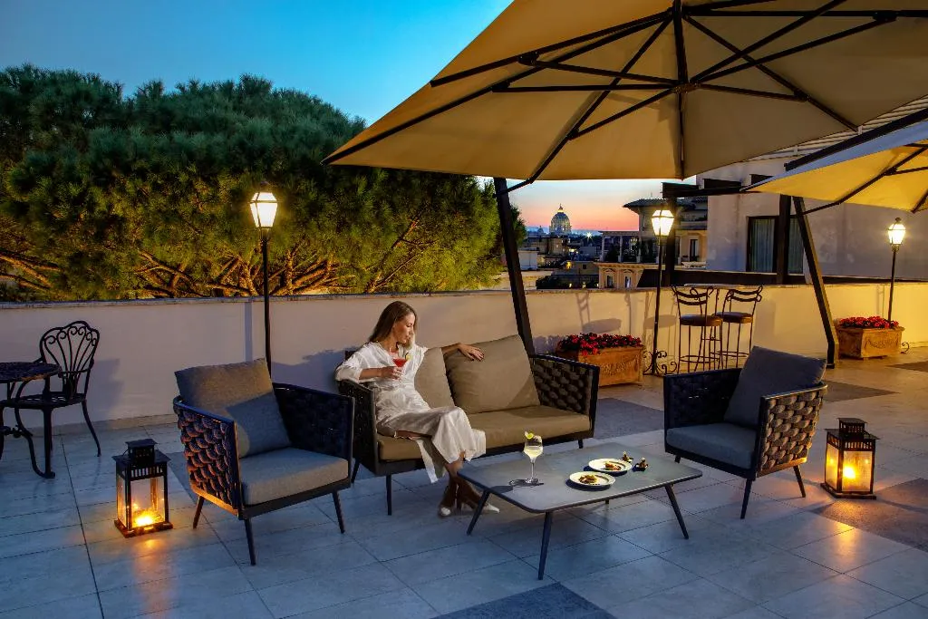 Terrace, Donna Laura Palace, Rome