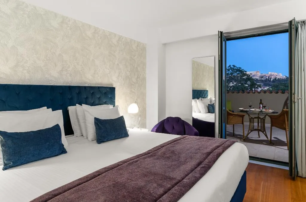 SINGLE DELUXE WITH VIEWS Room, Athenaeum Eridanus Luxury Hotel, Athens