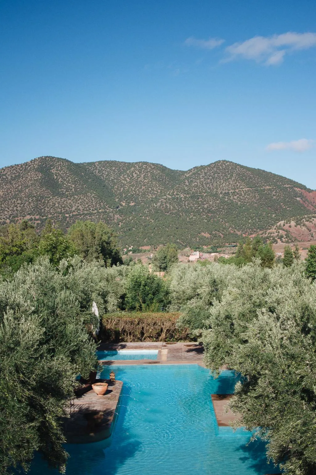 Pool, Ksar Shama Atlas mountains, Marrakech
