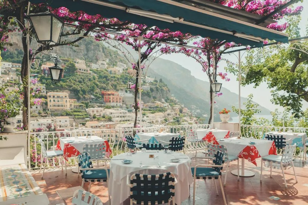 Restaurant, Hotel Poseidon, Naples
