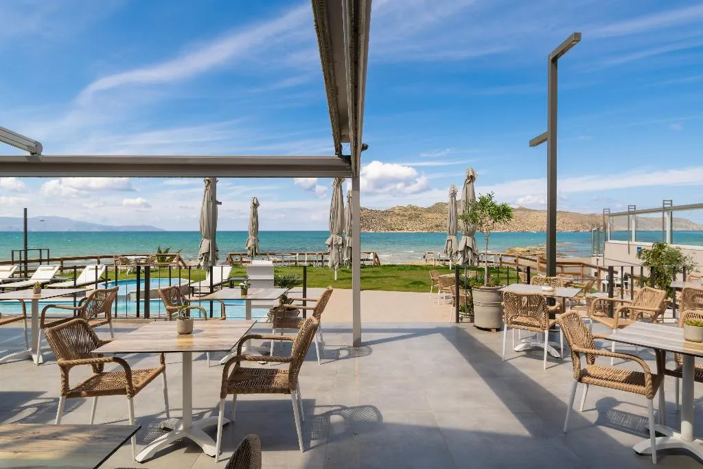 Restaurant, Elia Agia Marina Beach Hotel, Crete