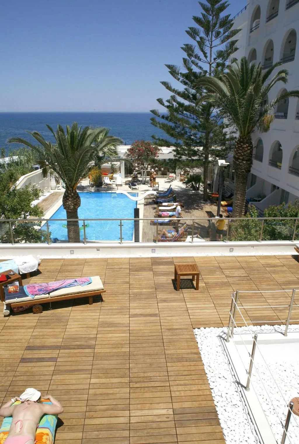 Terrace, Glaros Beach, Crete