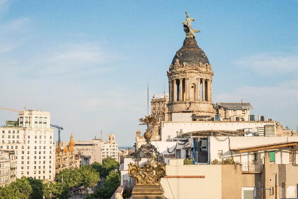 Terrace, Safestay Passeig de Gràcia, Barcelona