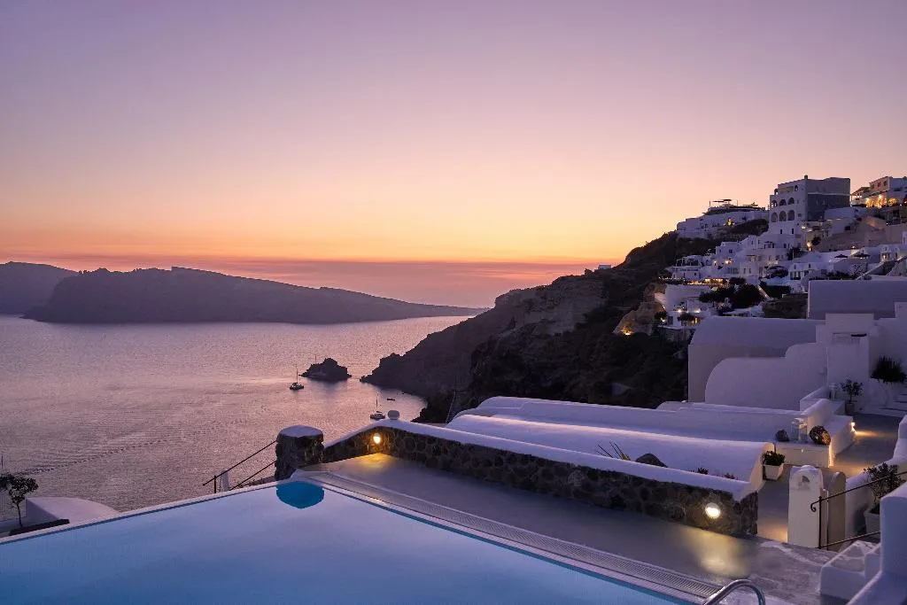 General view, La Perla Villas and Suites, Santorini