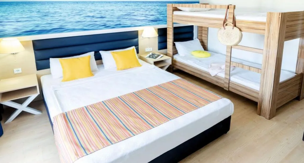 DOUBLE BUNK BED Room, Club Aqua Plaza, Antalya