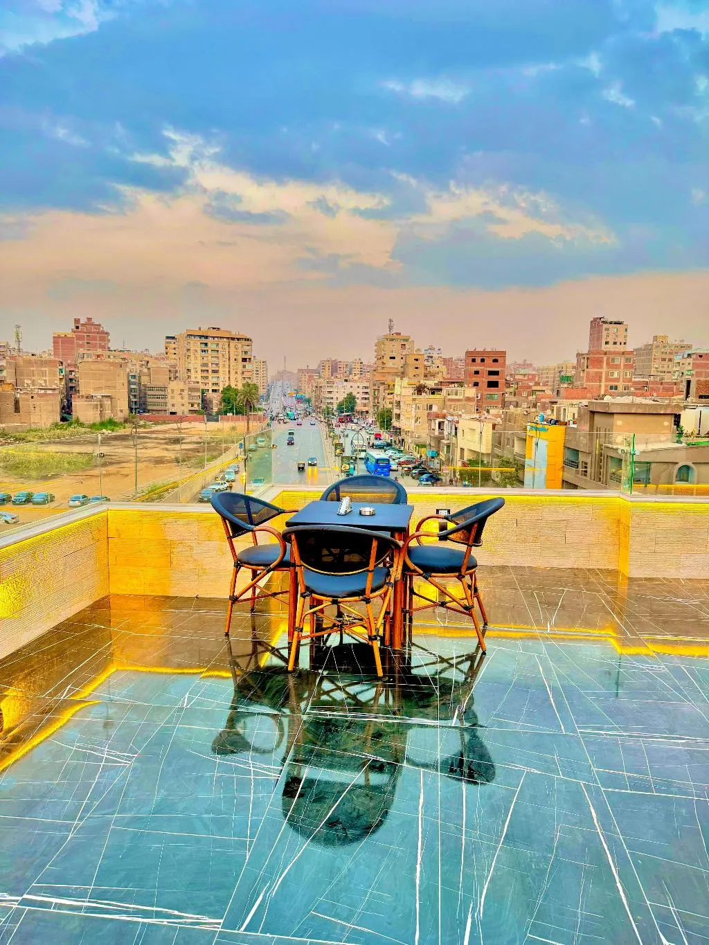 Terrace, Pyramids Enigma Grand Lodge, Cairo