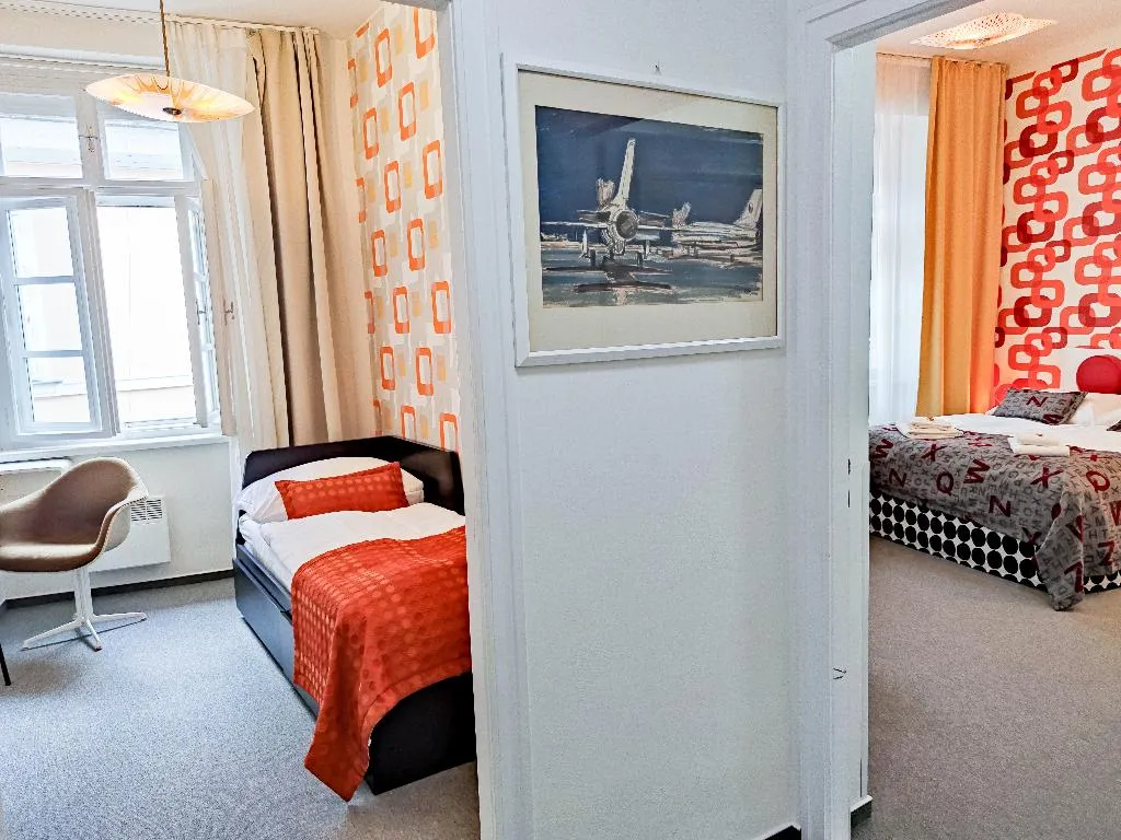 SUITE TWO BEDROOMS ONE BATHROOM Room, LH Vintage Design Hotel Sax, Prague