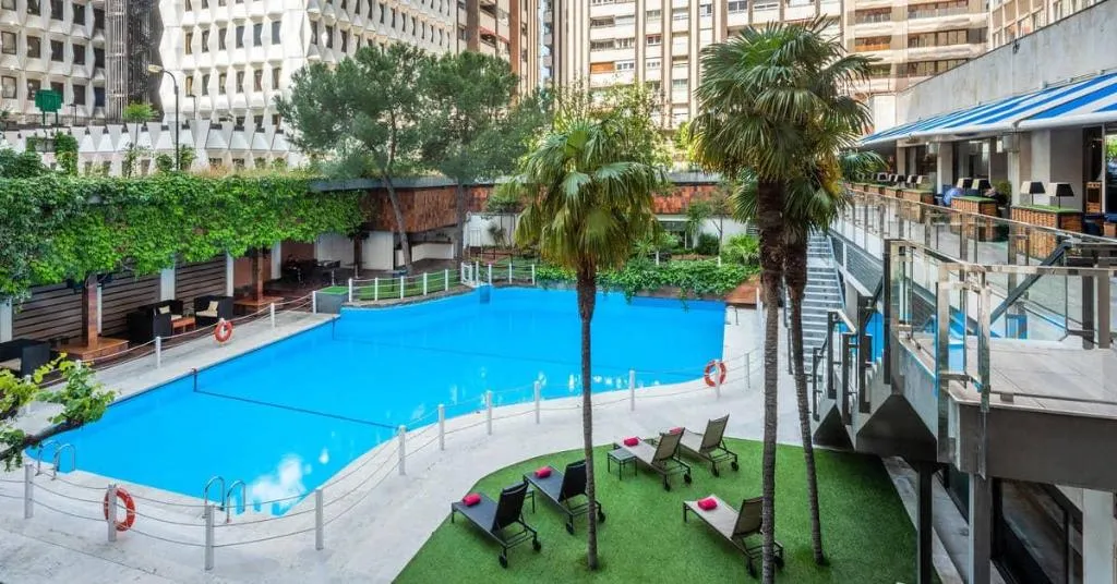 Pool, The Level At Hotel Melia Castilla, Madrid