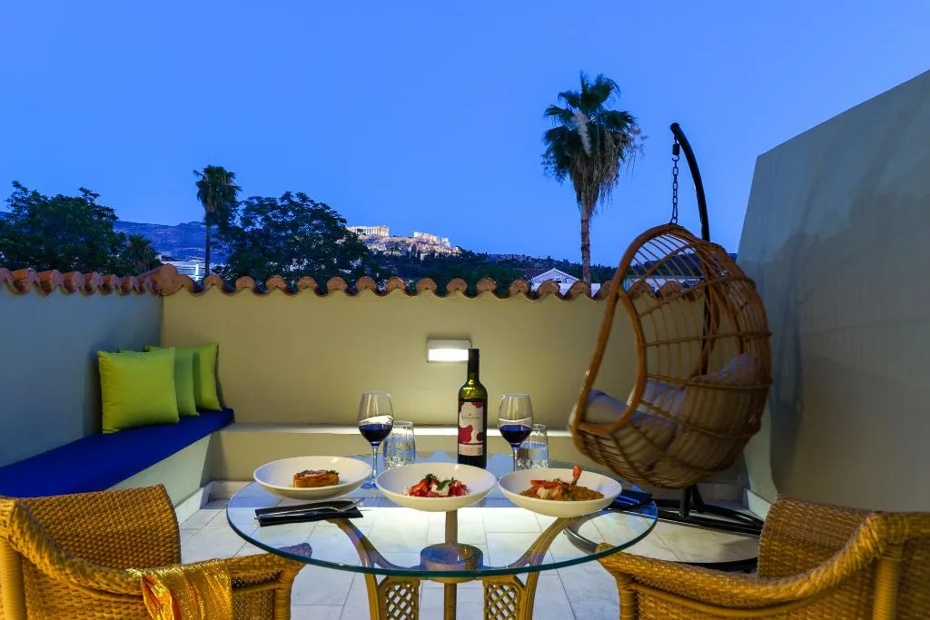 SINGLE DELUXE WITH VIEWS Room, Athenaeum Eridanus Luxury Hotel, Athens