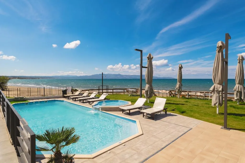 Pool, Elia Agia Marina Beach Hotel, Crete