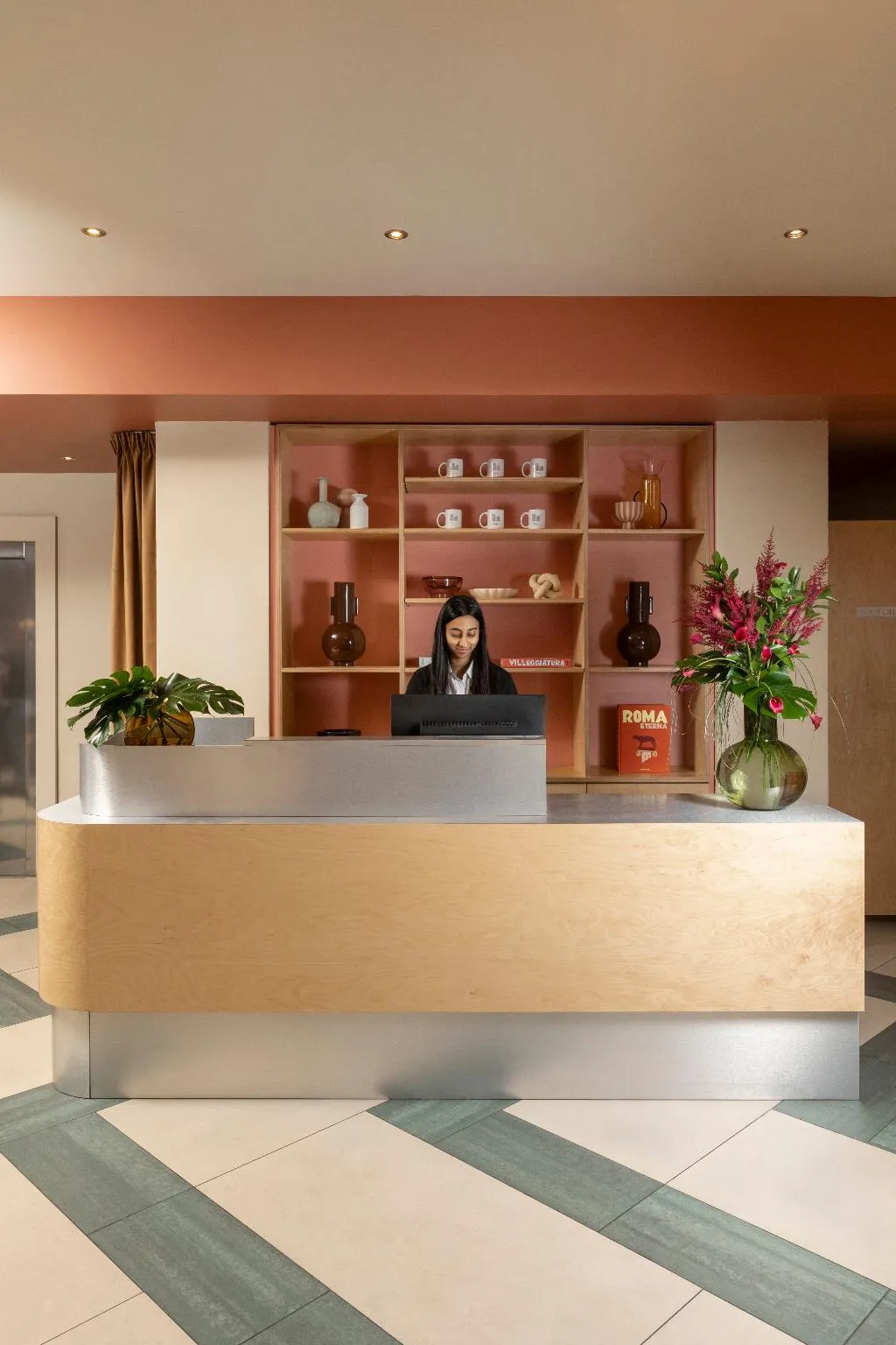 Lobby, Moderno Hotel Roma, Rome