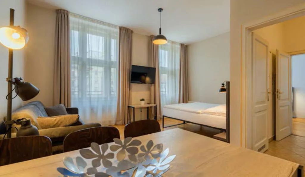 APARTMENT STANDARD Room, EA ApartHotel Melantrich, Prague