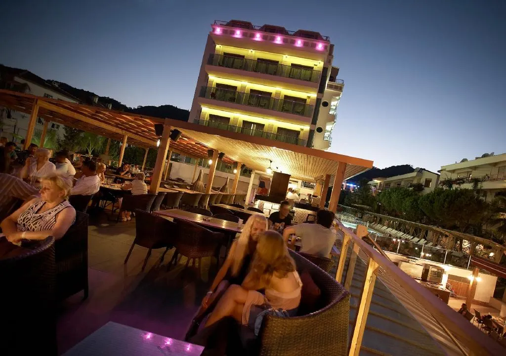 Terrace, Emre Hotel  And Emre Beach Hotel, Dalaman
