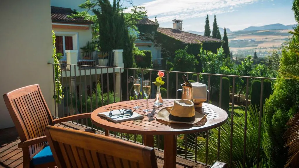 Terrace, Hotel La Fuente De La Higuera, Costa Del Sol