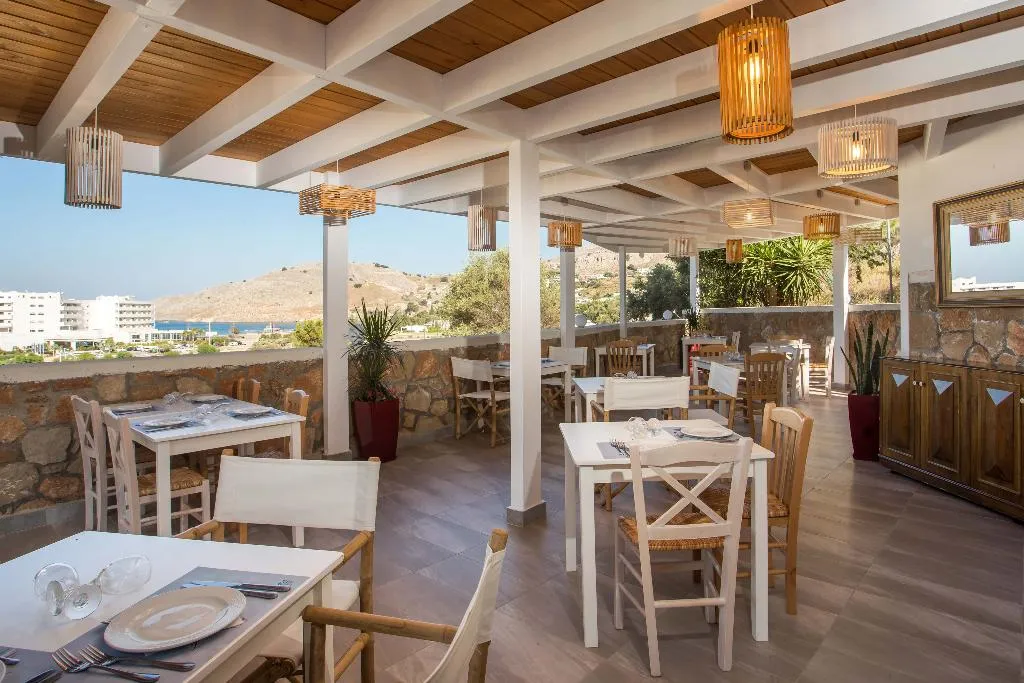 Restaurant, Lindos White hotel & suites, Rhodes