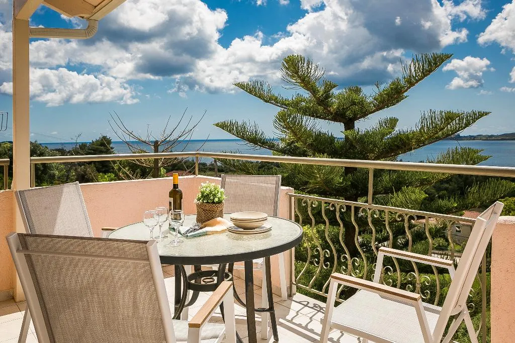 Terrace, Panorama Fanari Studios & Apartments, Kefallinia