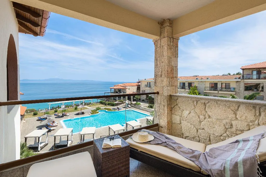 JUNIOR SUITE SEA VIEW WITH BALCONY Room, Blue Bay Halkidiki - Adults Only, Halkidiki