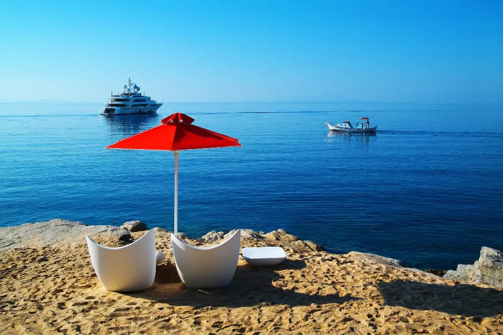 Beach, Petasos Beach Resort & Spa, Mykonos