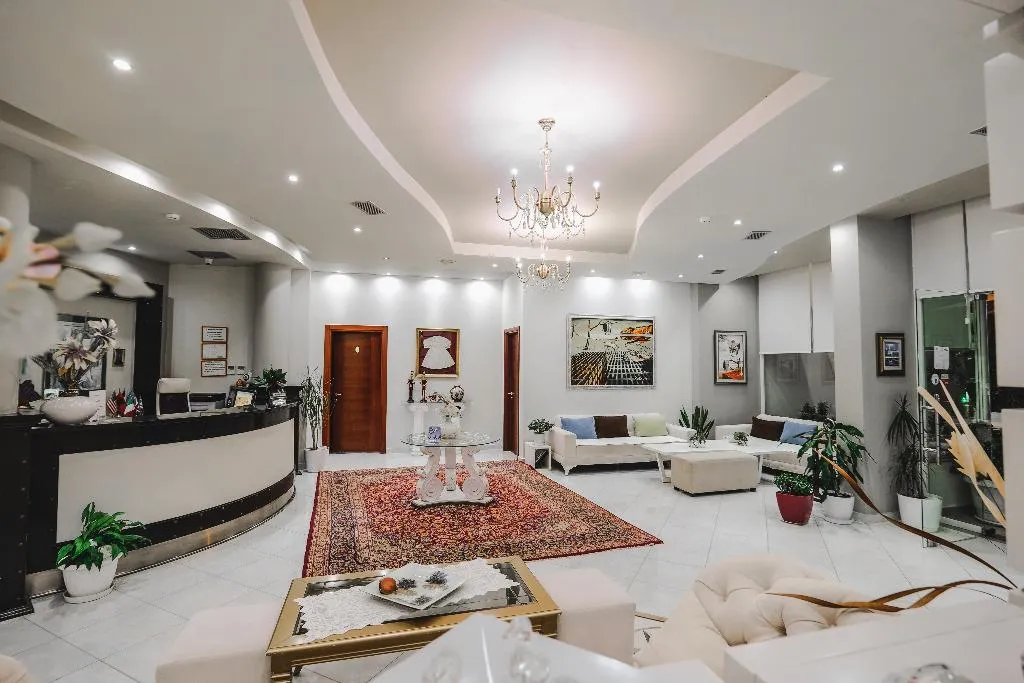 Lobby, Hotel Oasis, Southern Albania