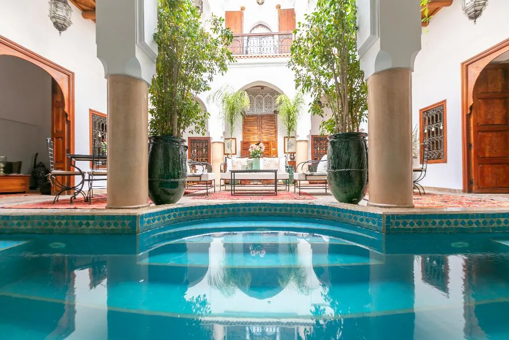 Lobby, Riad Les Trois Palmiers El Bacha, Marrakech