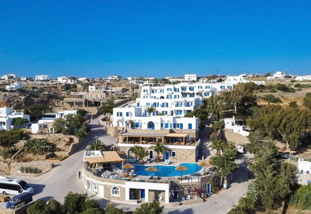 General view, San Antonio Summerland, Mykonos