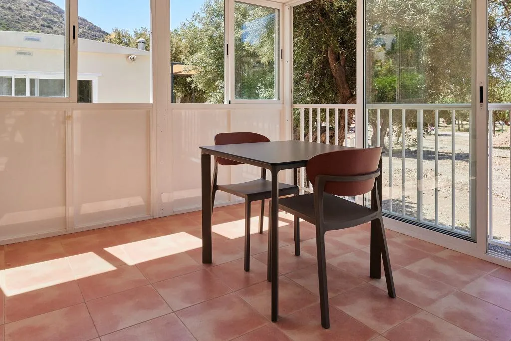 BUNGALOW ONE BED Room, Camping El Portus, Costa Blanca