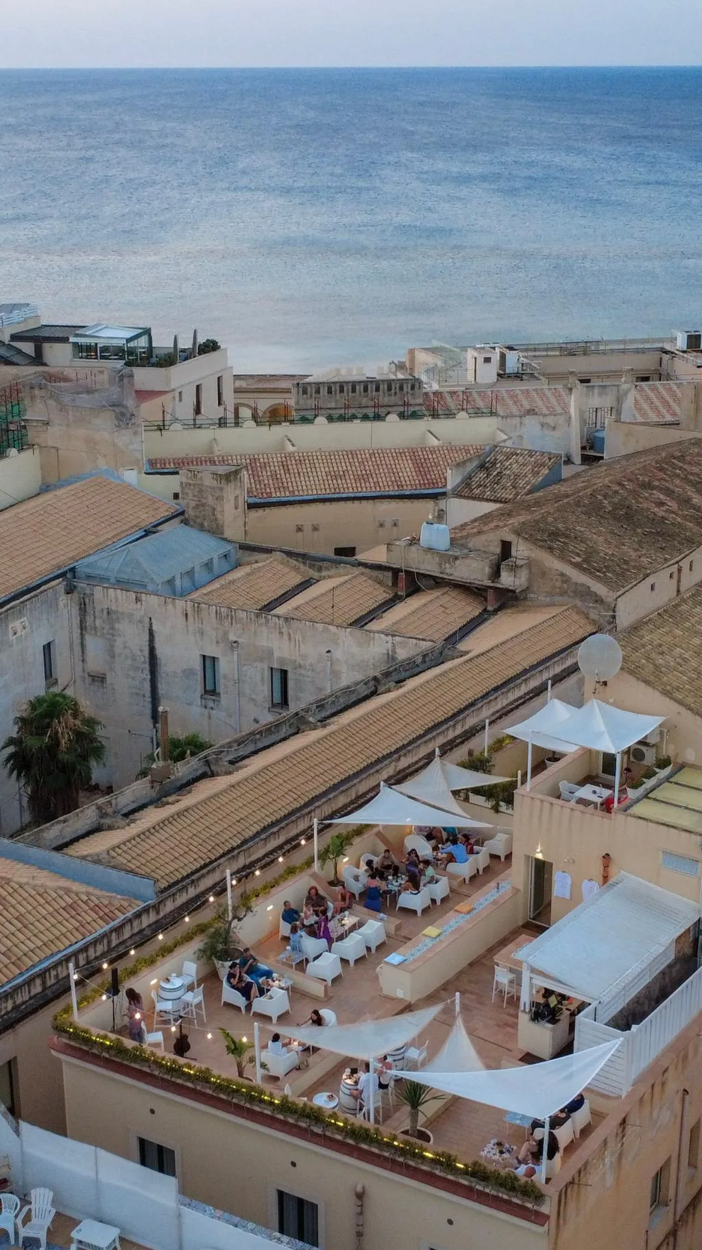 Terrace, Badia Nuova Apart Hotel, Palermo
