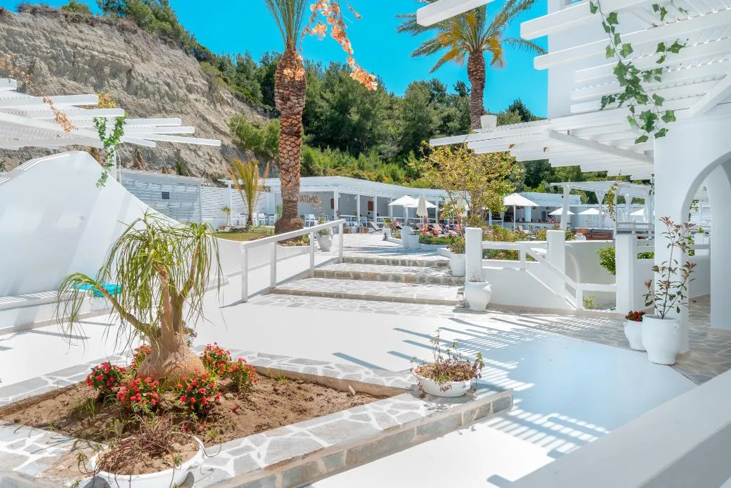 Terrace, Aloe Hotel - Adults Only, Rhodes