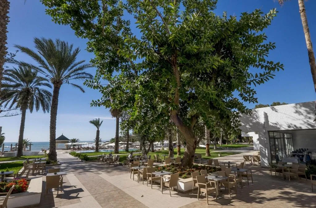 Terrace, Bel Azur Thalasso & Bungalows, Tunisia