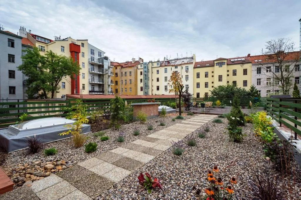 Terrace, Superior Hotel, Prague