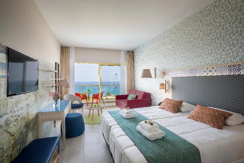 FAMILY ROOM SEA VIEW Room, Leonardo Laura Beach And Splash Resort, Cyprus