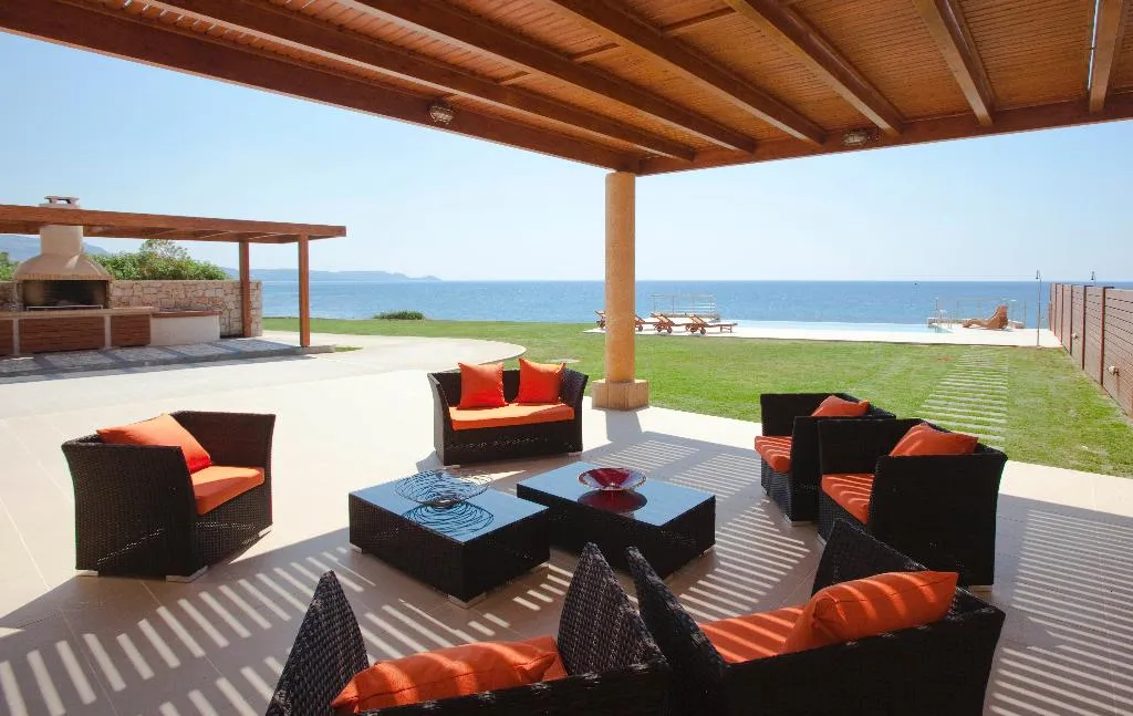 Terrace, Antonoglou Beach Villas,Kiotari, Rhodes