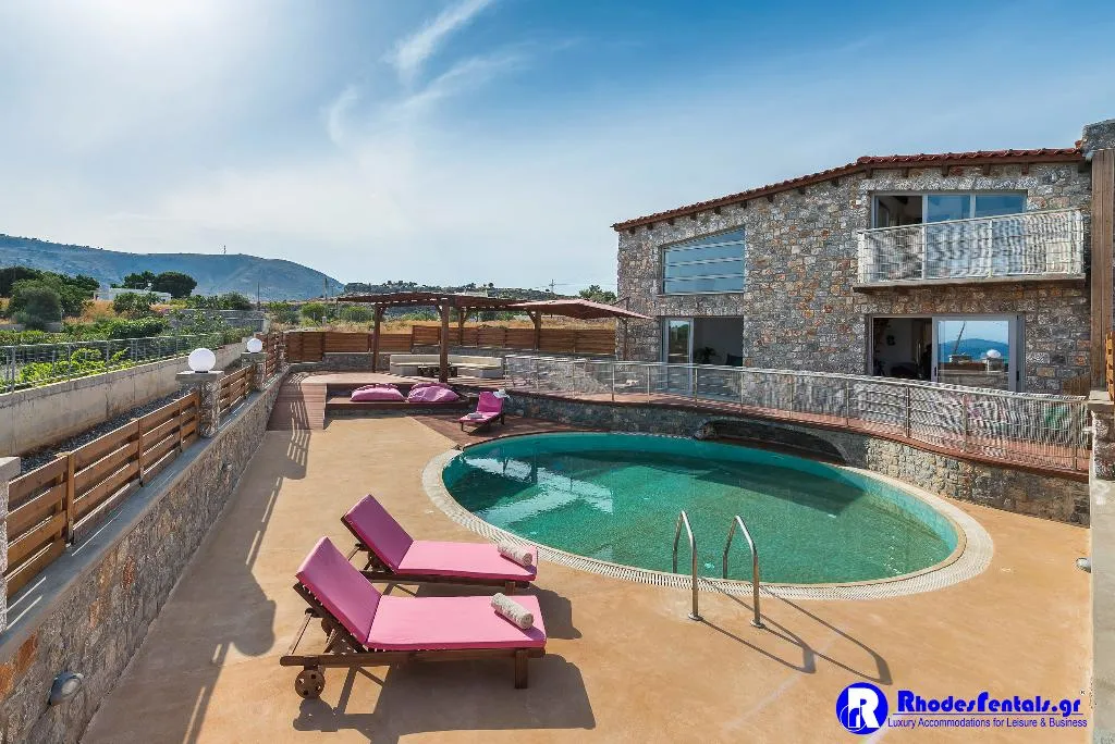 VILLA THREE BEDROOMS WITH PRIVATE POOL Room, Lindos Seastone Villas, Rhodes